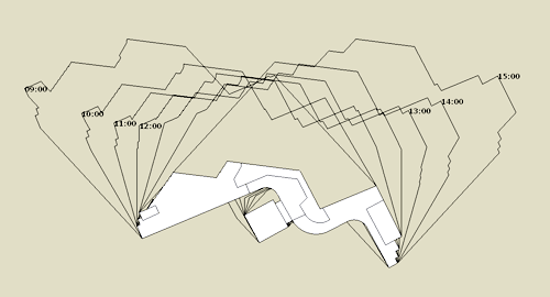 SketchUpでの平面表示